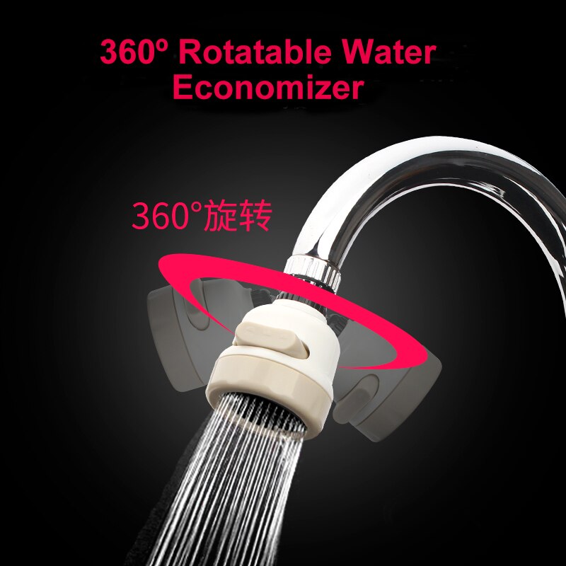 Aérateur de robinet rotatif à 360° pour économie d'eau, filtre de