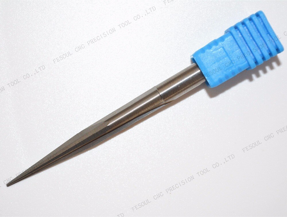 6mm * 80L, 5 stuks, Taper Ball nose Cone End Mill, CNC frees, vhm tool, houtbewerking router bit
