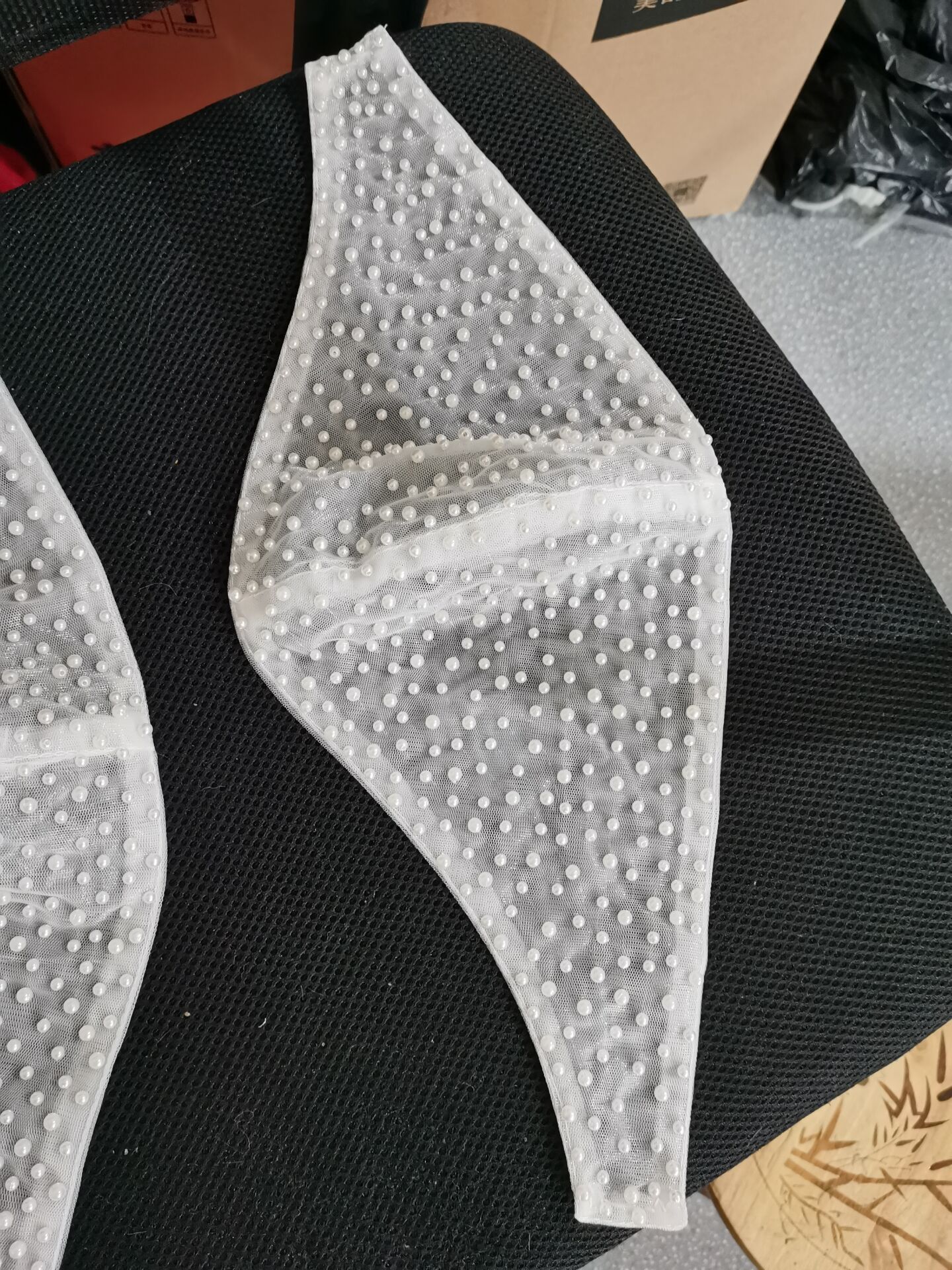 Pearls Removable shoulder straps Wedding Party Dress shawl, wedding gauze, Seperate Bride Dress Straps With Buckle