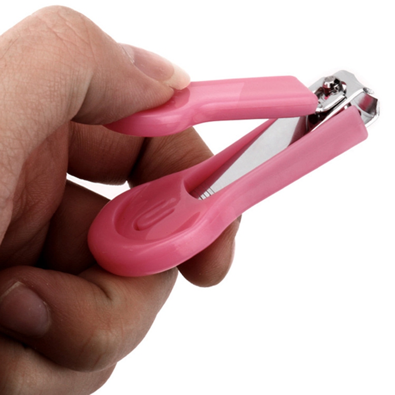 Schattige Veilig Kinderen Baby Nagelknipper Leuke Zuigeling Vinger Trimmer Schaar Baby Nail Care Nail Cutters Kleur Willekeurige