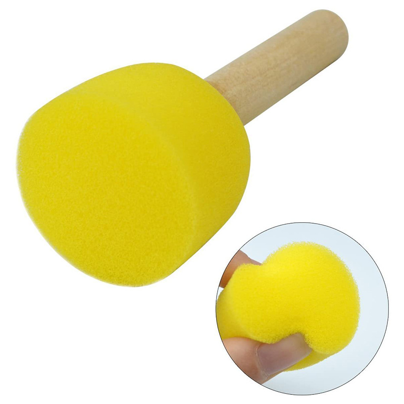 20 peças esponja para pintar esponjas para pintar artesanato esponja para colorir esponja pintura aquarela