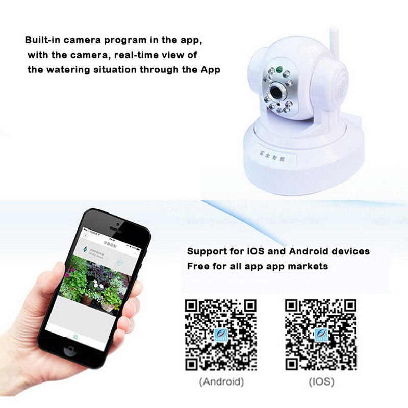 Garten Wasserhahn Wasser Timer Garten Bewässerung WiFi Telefon Intelligente Heimat Fernbedienung Magnetventil Regler System Bewässerung Timer