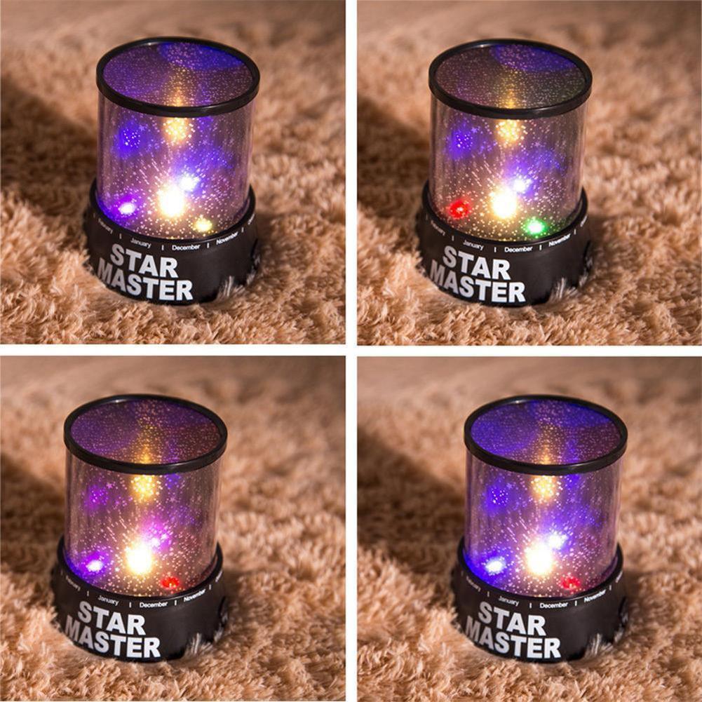 Novelty Kamer Night Light Projector Lamp 2 Modi Starry Star Sky Cosmos Master Kids Kinderen Baby Slaapkamer Slapen Lichten