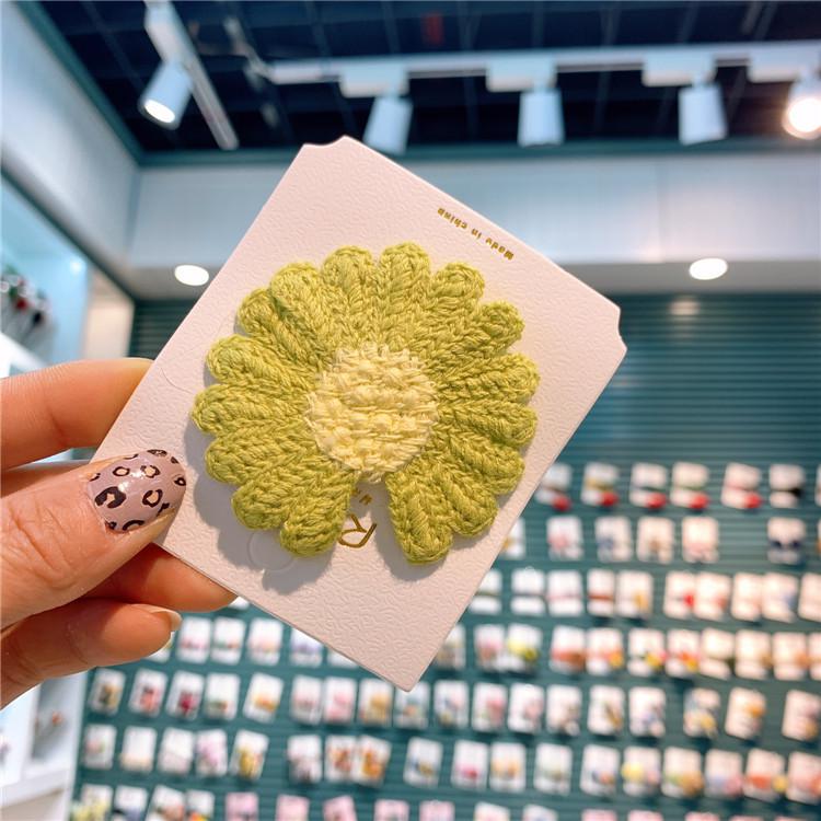 Frühjahr Neue freundlicher Blume Haarnadel Mädchen Gänseblümchen Bb Clip eins Knaller Haarnadel Koreanische Haar Trimmen Clip Baby Mädchen Haar Stifte: 2