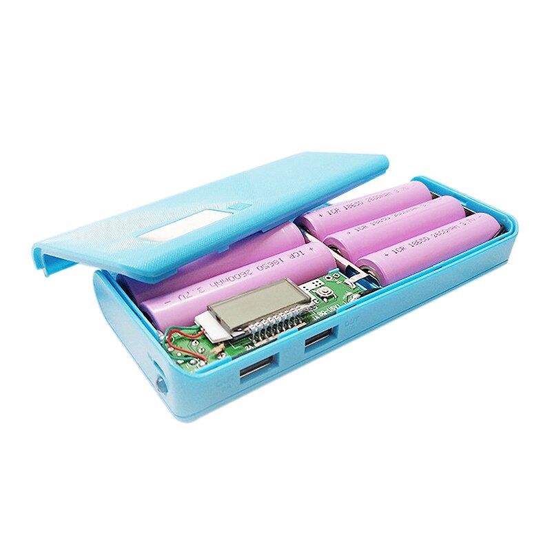 Battery DIY Power Bank Shell Portable Battery Powerbank Box Case with Digital LCD Display For Xiaomi iPhone Samsung