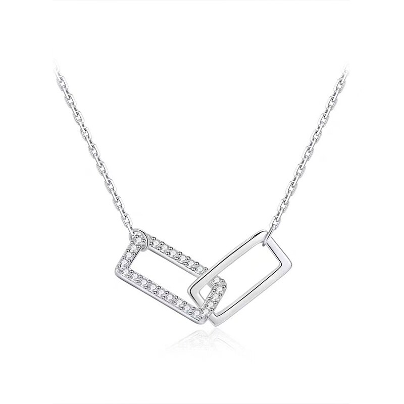 Classic Geometrische Rechthoekige Gesp Korte Ketting Voor Vrouw Koreaanse Mode-sieraden Party Meisje Sexy Choker Ketting