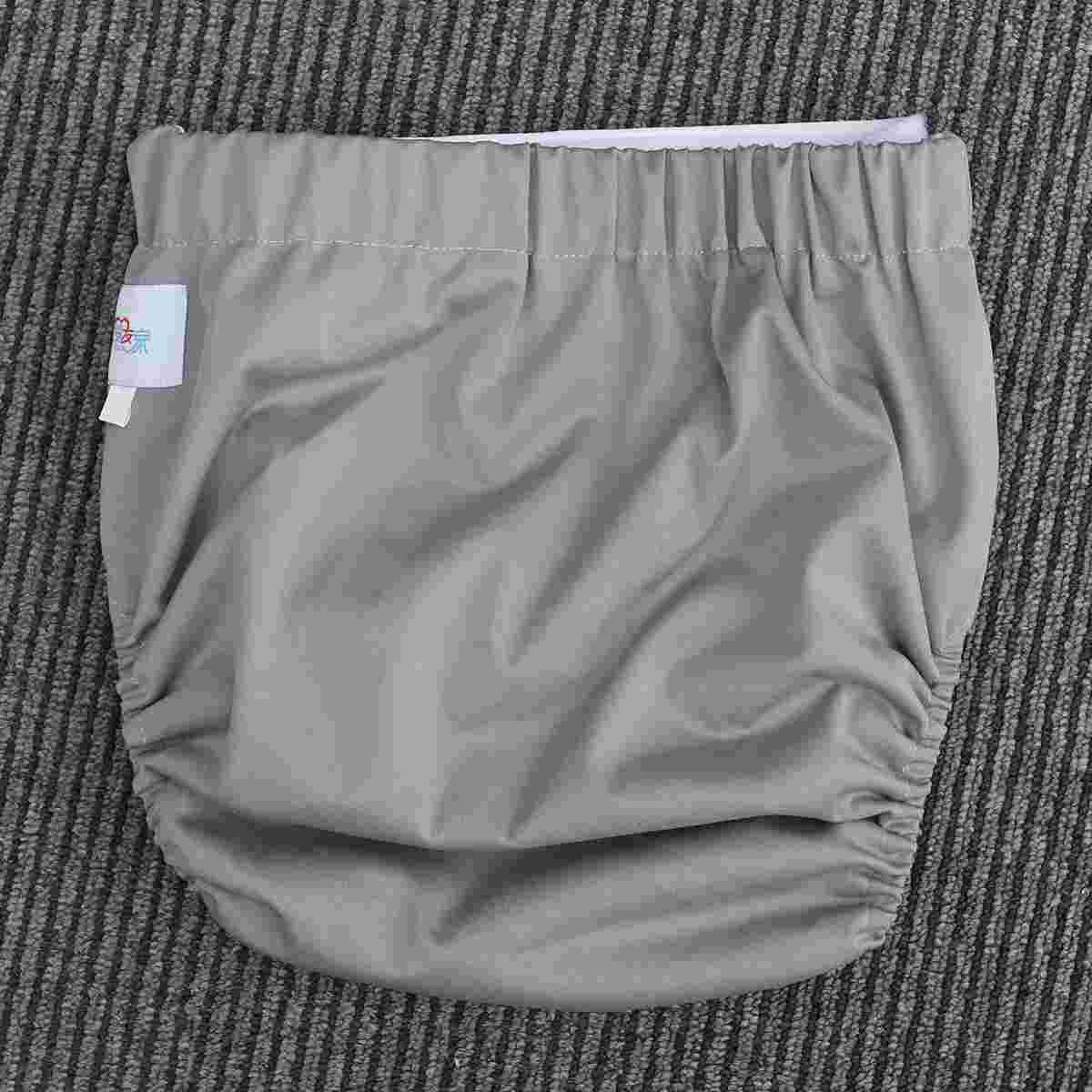 Couche-culotte élastique pour adulte, grande, ajustable, lavable, réutilisable, pour les soins postopératoires, 1 pièce: S