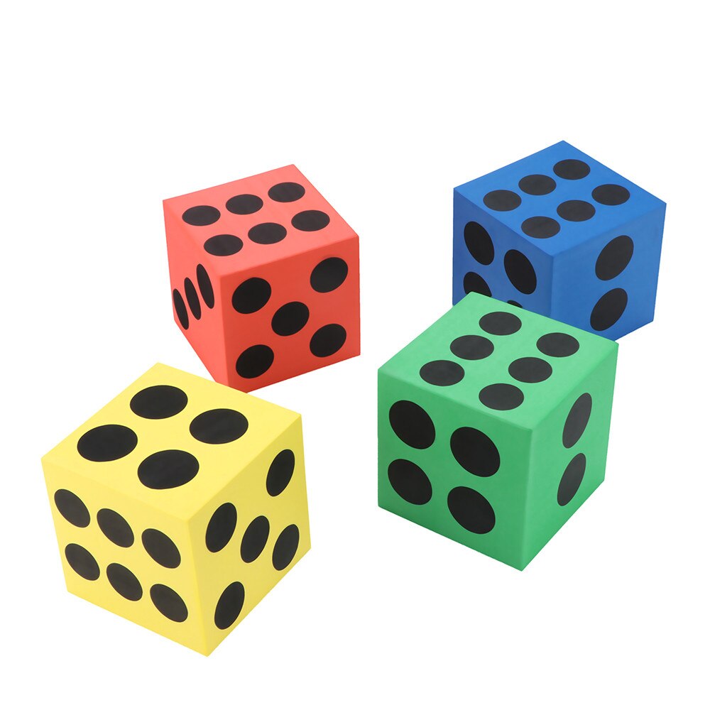 Vroege Onderwijs Educatief Speelgoed 12Pcs Eva Foam Dobbelstenen Zes Zijdig Spot Dice Kid Game Zachte Leren Spelen Blokken Speelgoed voor Kinderen