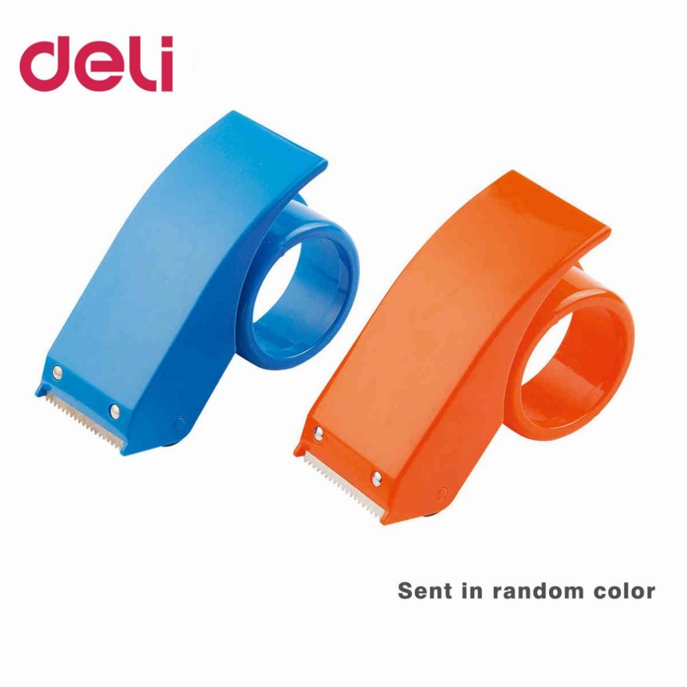 Deli 801 Tape Dispenser Handleiding Verzegeling Tape Snijder Balenpers Carton Sealer Breedte 48mm Verpakker Snijmachine