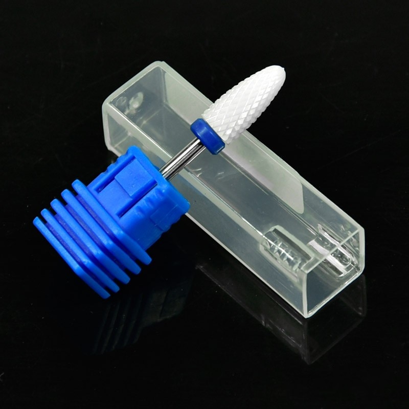 1Pcs Medium Keramische Vlam Nail Boren Voor Elektrische Nagel Manicure Pedicure Cutter Machine Gereedschap Tgh