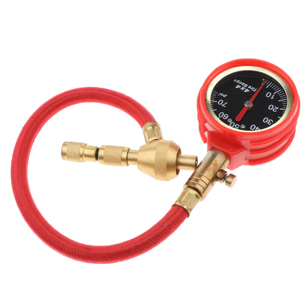 Rapid Pointer Tyre Tire Deflator Quick With Air Pressure Gauge Valve Tool