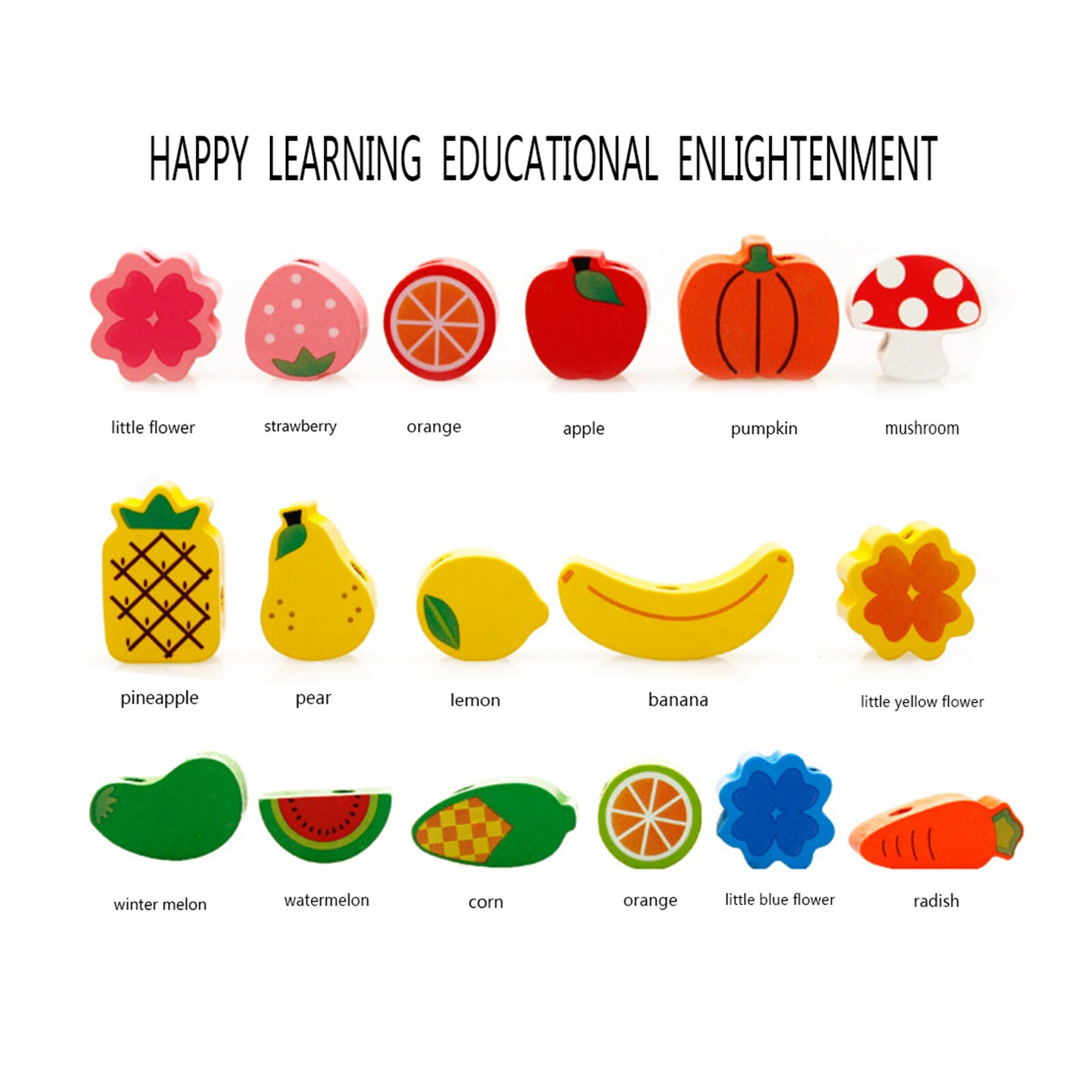 Wood Hedgehog Beads Stringing Lacing Toys Threading Learning Toy Wood Hedgehog Beads Stringing Lacing Toys Threading Learning