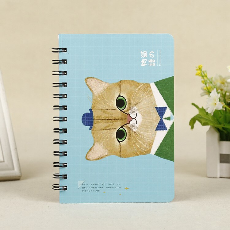 Leuke Notebook Draagbare Agenda A6 Dagboek Journal Wekelijkse Maandelijkse Planner Schoolbenodigdheden Stationair Organizer Schema: A CAT 02