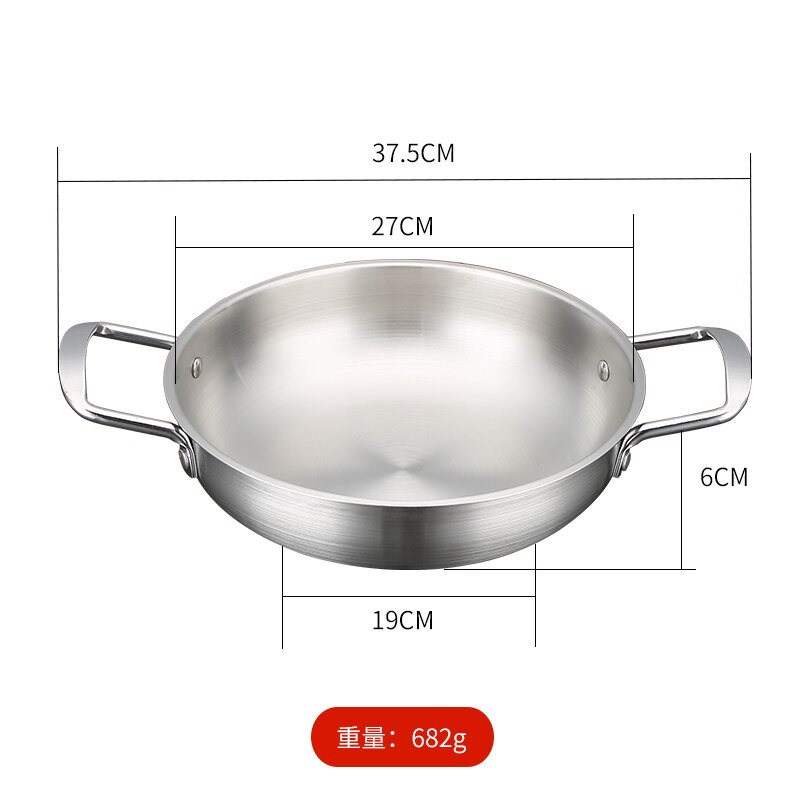 Ollas de Metal para cocina, Mini ollas coreanas de acero inoxidable, Conjunto de cerámica, utensilios de cocina para el hogar OC50MG: silver 26