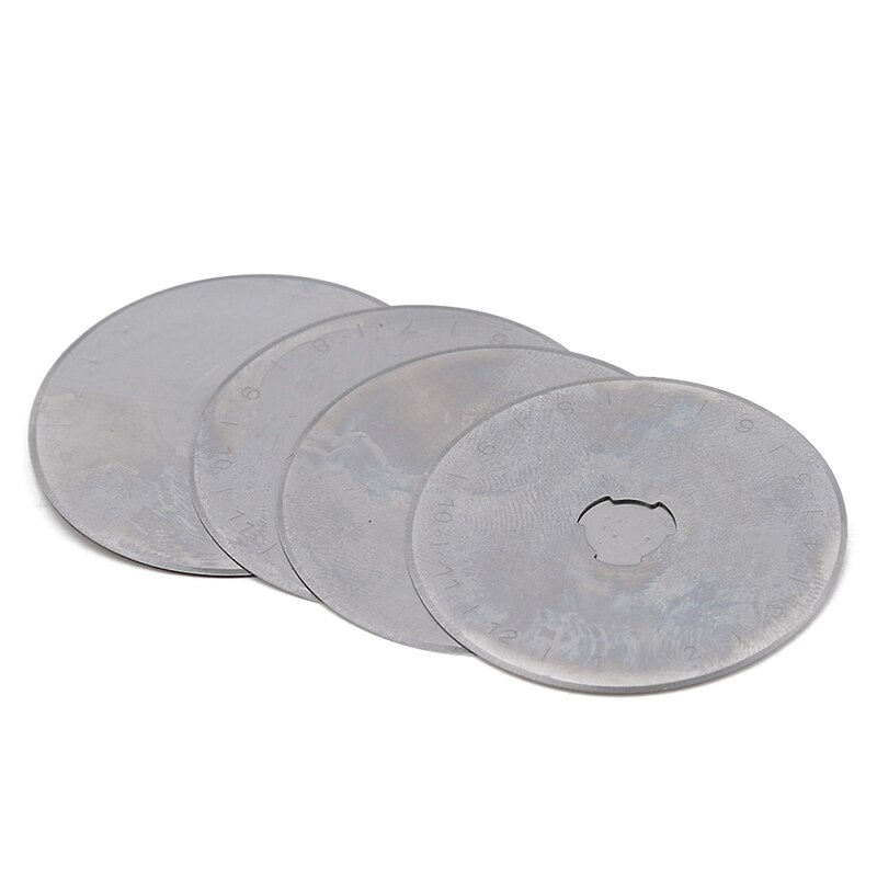 LeatherCraft Rotary Cutter Leather Cutting Tool Fabric Cutter Circular Blade DIY Patchwork Sewing Quilting Fit Olfa Cut: 5 pc 45mm