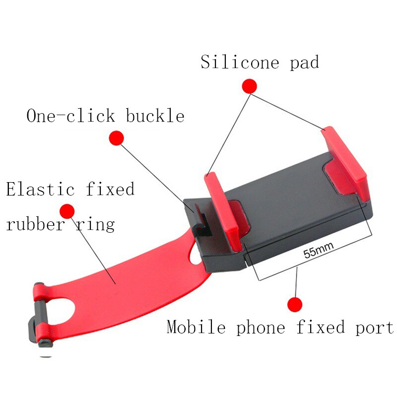 Soporte Universal para teléfono móvil en el volante del coche, accesorio para Xiaomi Mi8 SE 6X Mi6 Mi A1 Mix 2S, GPS