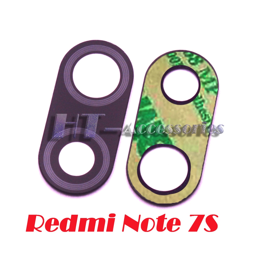 Rear back camera glass lens replacement with sticker For Xiaomi Redmi Note 7 Redmi 7 7A Redmi Note7