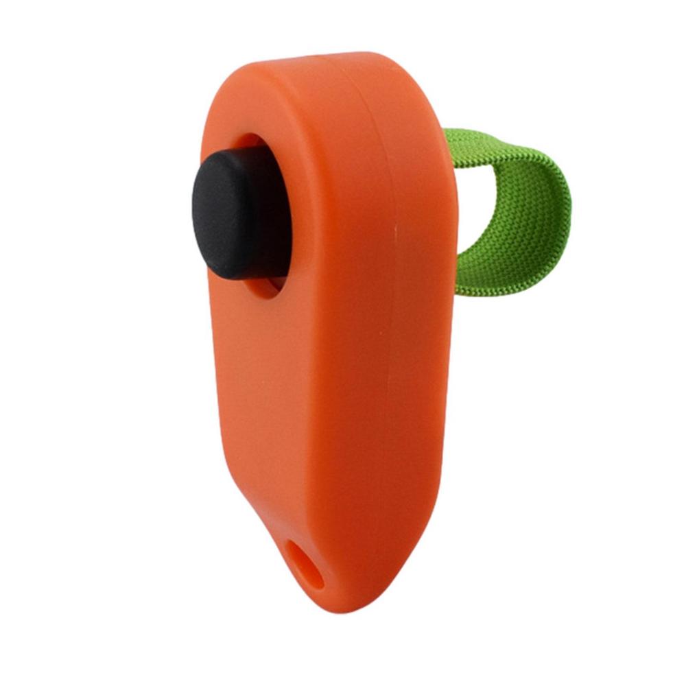 Hondentraining Clicker Huisdier Kat Plastic Sound Clicker honden Click Trainer Hulpmiddelen Draagbare geluidsgids Hondentrainingsbenodigdheden: GRIJS