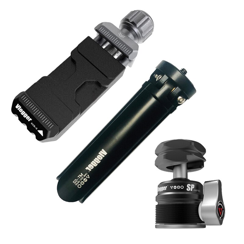 Dslr Camera Tripod Ball Head 360 Graden Swivel Balhoofden Video Schieten Stand Panoramisch Hoofden Smartphone Aluminium Statief Adapter: Clamp Tripod PTZ