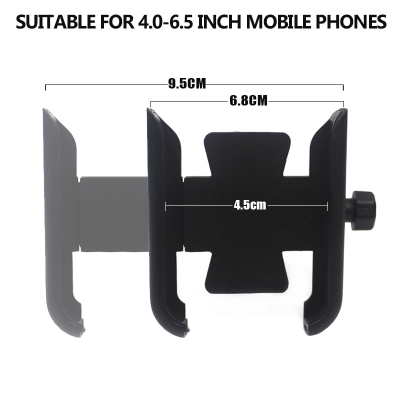 Soporte de teléfono móvil con mango CNC para motocicleta, accesorio para GPS, CBF 500, 600, 600S, 1000, CBF600, CBF1000, CBF500, CB600S, CBF125
