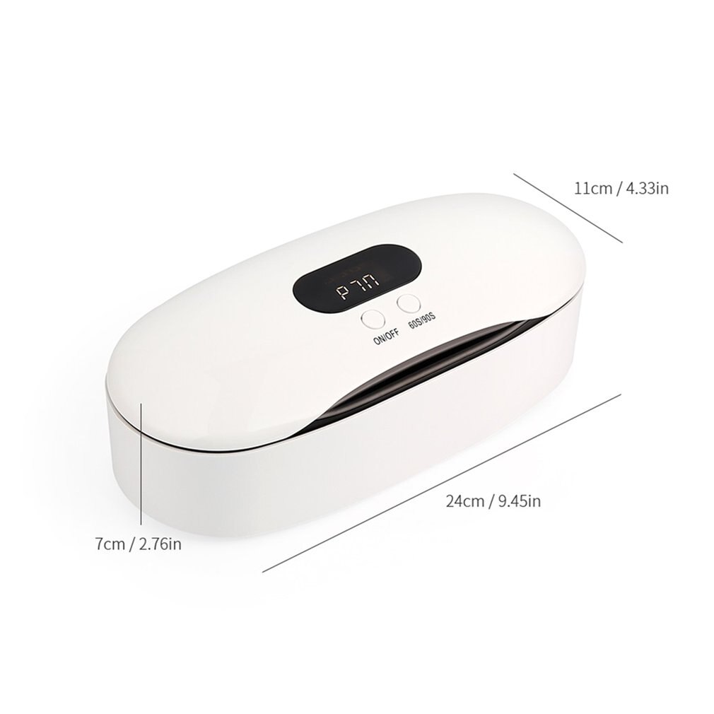 Disinfection box for beauty manicure utensils Portable UVC band ultraviolet sterilization and disinfection box