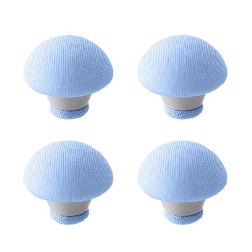 4Pcs Quilt Cover Gripper Bedding Comforter Duvet Bag Holder Clips Clamp Fastener Kit Sheet Blanket Holder Set: 4pcs-Blue