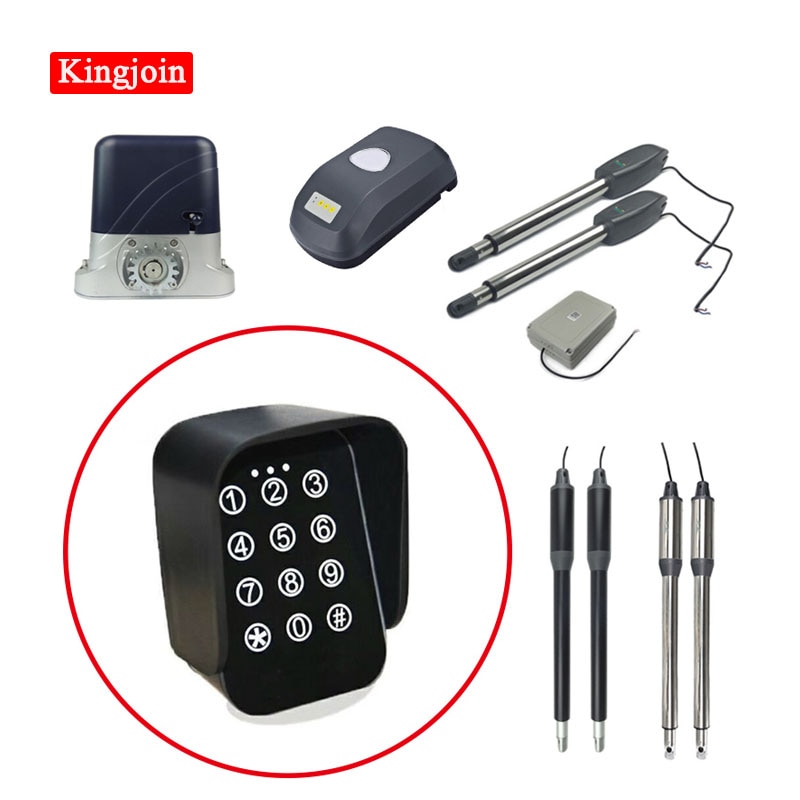 KINGJOIN Touch panel wireless keypad for swing gate opener / 500kg PKM sliding gate opener