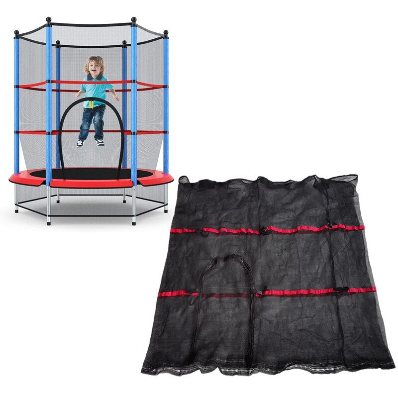 Trampoline Vangnet Voor 55Inch Kid Ronde Trampoline Ademend En Weerbestendig Trampoline Netto Vervanging