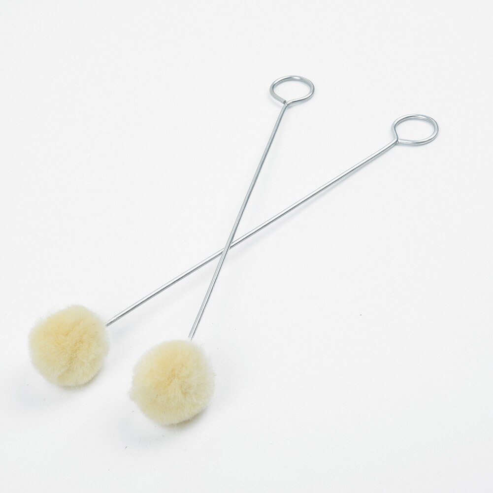 100PCS DIY Leathercraft Wool Leather Full Dye Dauber Finish Applicator Tools