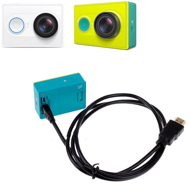 Cable Micro HDMI 1440p HD 1,5 M para Gopro Hero 4 3 + Sjcam Sj4000 Xiaomi Yi, accesorios de cámara