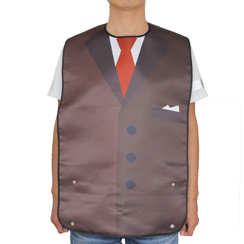 Grote Waterdichte Volwassen Maaltijd Bib Handicap Clothescook Protector Tool Handicap Hulp Schort Wasbare Herbruikbare