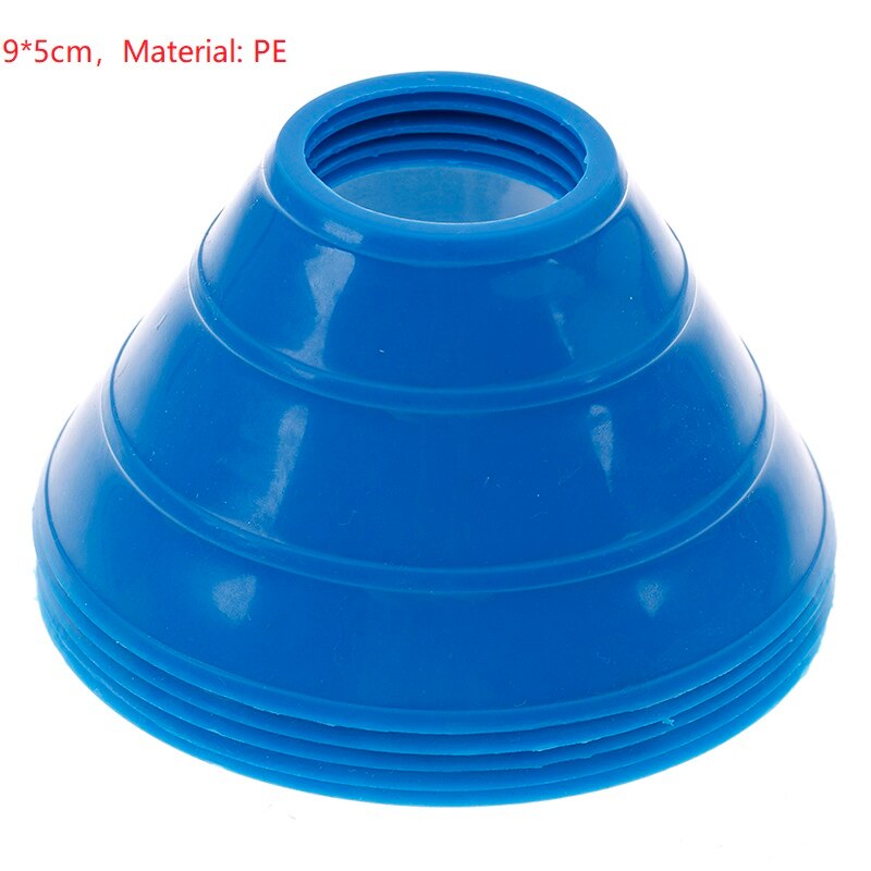 1/5/10Pcs Soccer Training Sign Dish Pressure Resistant Cones Marker Discs Marker Bucket PVC Sports Accessories: BL5pcs