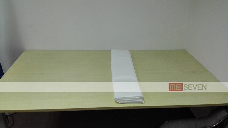 100 Inches White Simple Portable Wall Mounted Hanging Non Woven Material Fabric Projection Screen for Any Projector