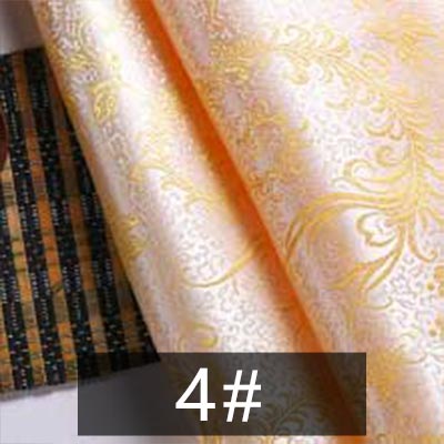 Bruiloft decoratie Wit brokaat stof satijn Jacquard cheongsam stof avondjurk tissue JA27: 4