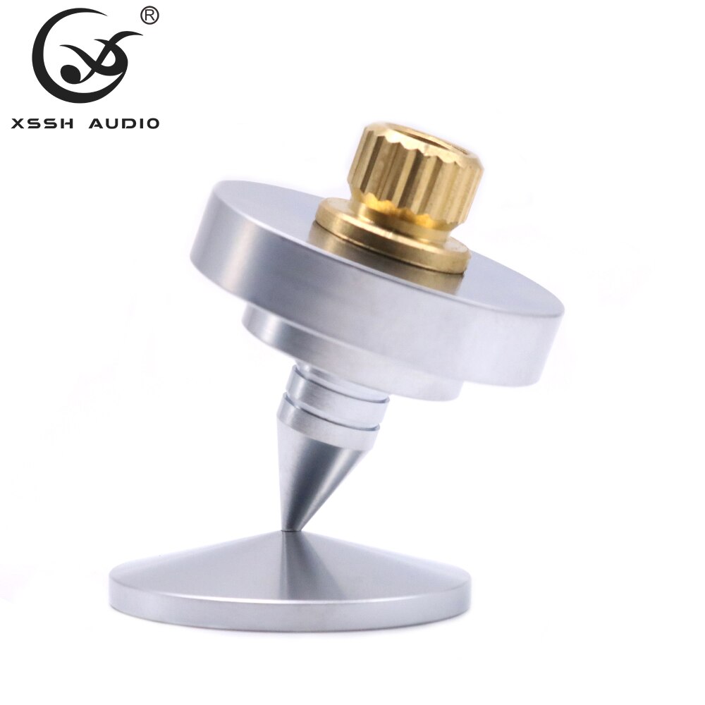 Trípode para audio HiFi, altavoz especial para fiebre, soportes para aislamiento magnéticos a prueba de golpes de cobre puro, 4 Uds.: Default Title