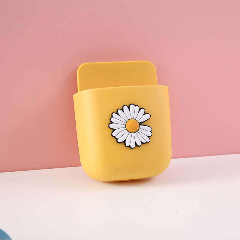 Stationery Organizer Desk Wall Mounted Storage Box with Sticker Pen Holder Bedroom Washroom Organizer Box School Stationery