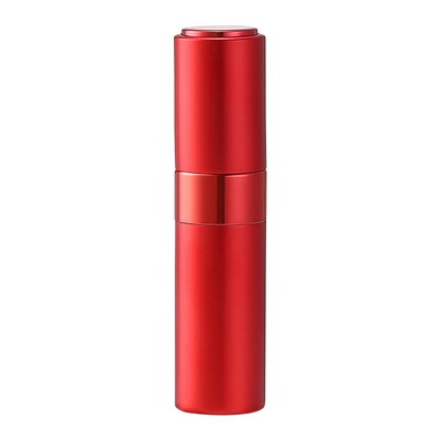 8ml draagbare parfumflesjes van metaal en aluminium, cosmetische sprayflesjes voor op reis, parfumflesjes van glas: Rood