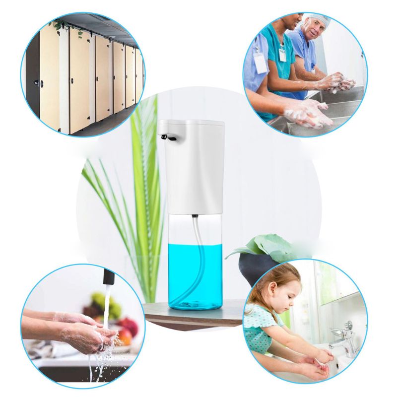 Automatic Soap Dispenser Touchless Hand Sanitizer Bathroom Dispenser Smart Sensor Foam Liquid Dispenser Battery Operated