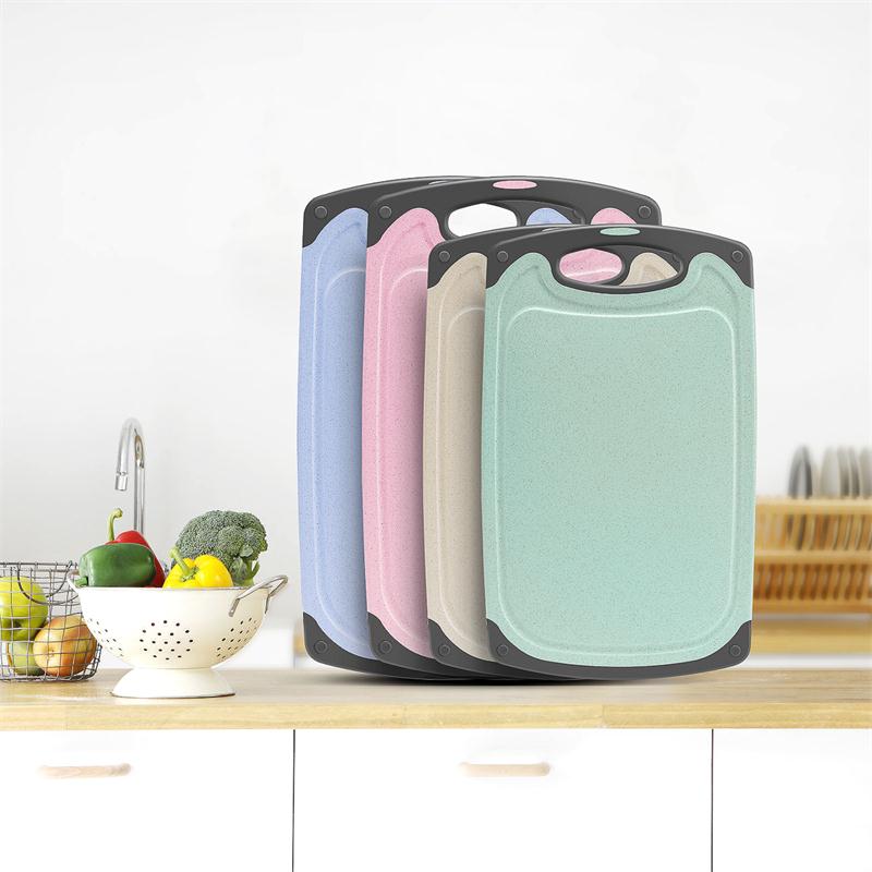 Wheat straw Cutting Board Degradable Chopping Board Food Slice Cut Chopping Block Chopping Board Kitchen Gadget Home Accessories