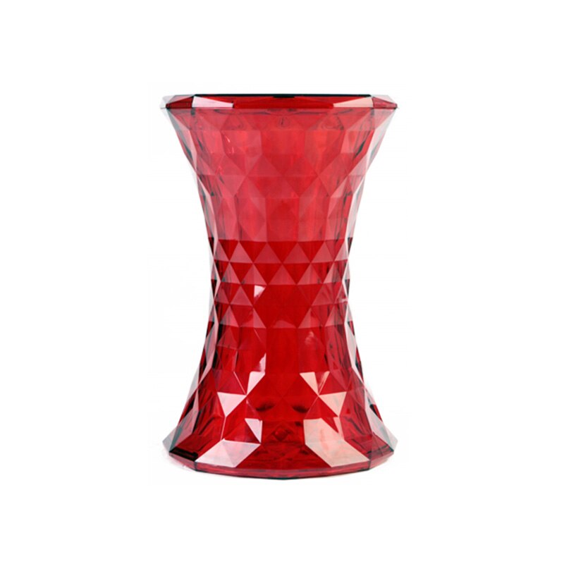 Crystal Transparent Stool For Living Room Can Storage Sundries Shoe Bench Stools Coffee Bar Office Stools Bathroom Round Stool: As picture7