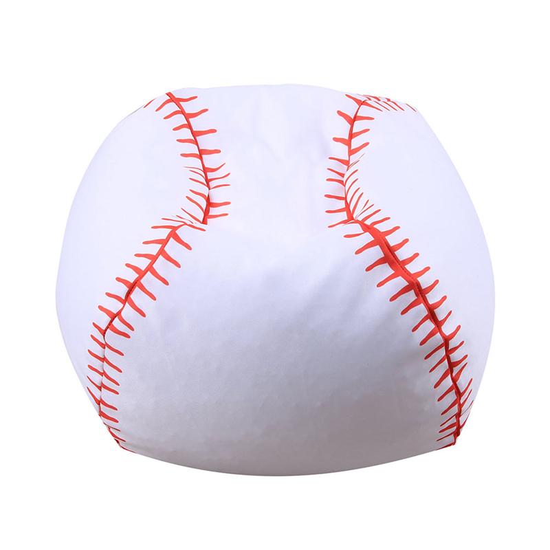 1Pc Creatieve Knuffel Opslag Bean Bag Stoel Baseball Stijl Opbergtas