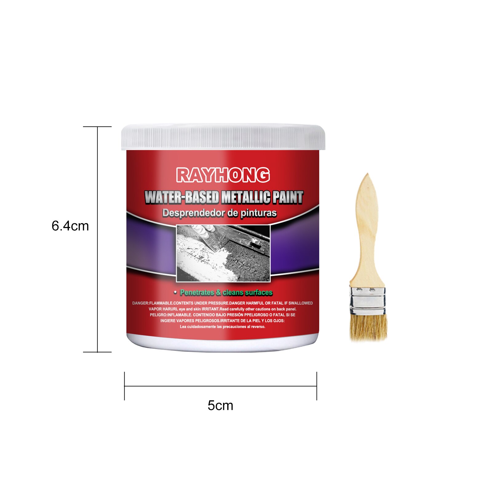 100ml Auto Anti Rust Paste Multi Purpose Metal Surfaces Repair Rust Remover Car Chassis Rust Converter Car Maintenance Cleaning