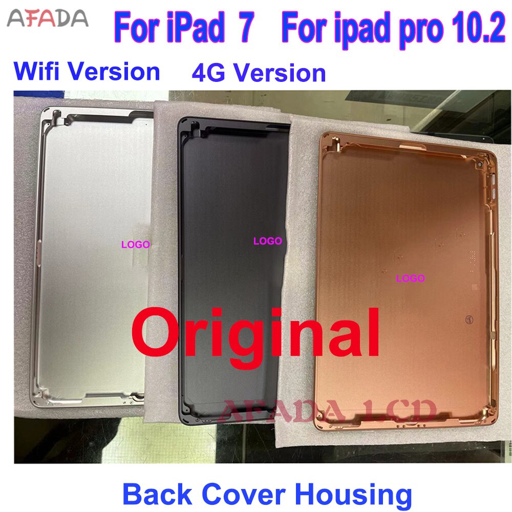 Originele Achter Behuizing Protective Back Cover Voor Ipad 7 7th Gen A2197 A2200 A2198 A2232 Wifi 4G Versie voor Ipad Pro 10.2