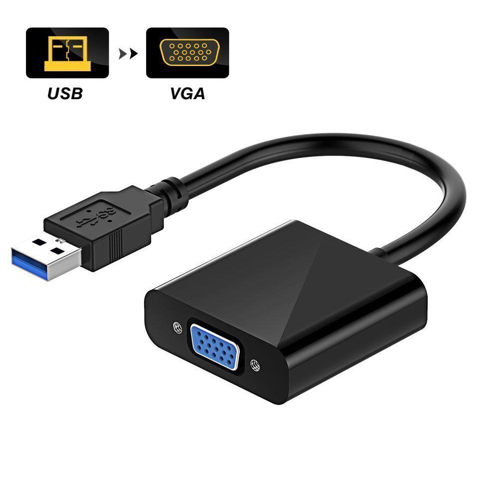 Usb Naar Vga 3.0 Vga Adapter Naar Vga Video Grafische Kaart Display Externe Cable Adapter Voor Pc Laptop