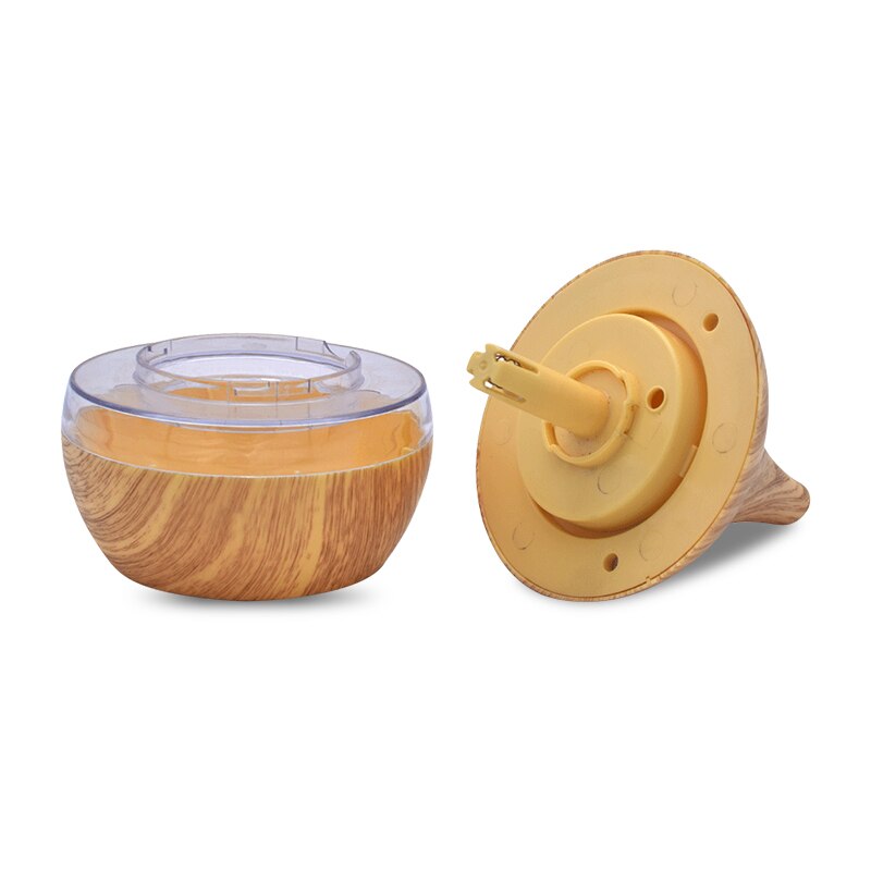 USB Luftbefeuchter Elektrische Öl Aromatherapie Holzmaserung Ultraschall Luft Diffusor Lichter Auto für Heimat Sekretariat Duft Parfüm 300ML