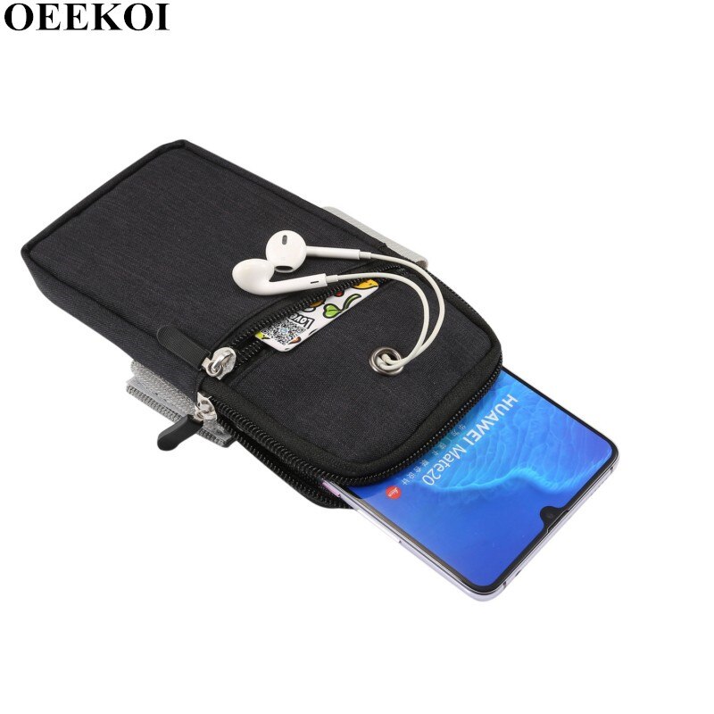 OEEKOI Universal Outdoor Sport Armband Phone Bag voor Oukitel U22/U11 Plus/K6000 Plus/U7 Max/ u13/U15S/U15 Pro/U7 Plus/K6000 Pro