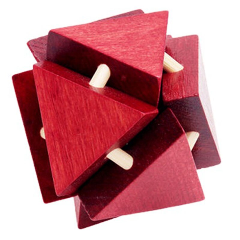 Rompecabezas de madera para niños, juguete de 27 tipos, 3D Kong, con cerradura china, tradicional, cubo intelectual clásico, juguete educativo