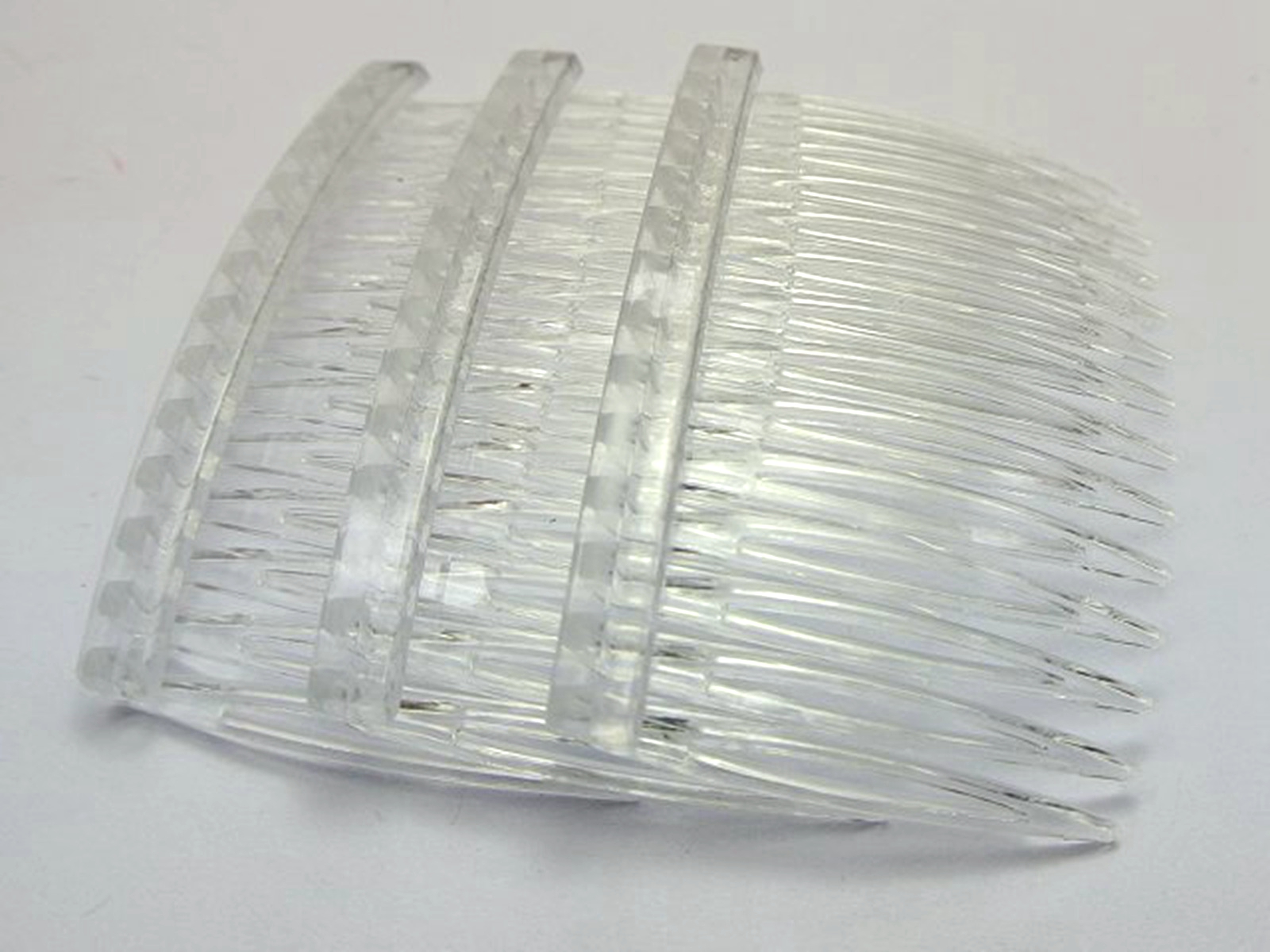 20 Clear Plastic Haarspeldjes Side Kammen Pin Haarspeldjes 70X40mm Voor Dames