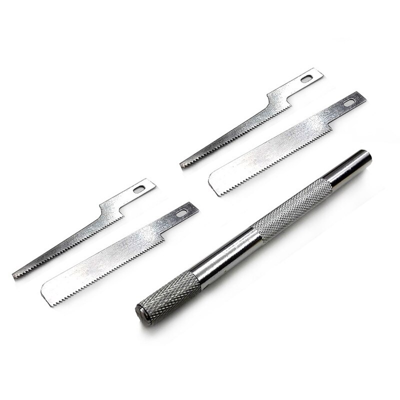 Model maken tool Staal model saw Mini handzaag Dunne blade Met 2 zaagbladen: Set B