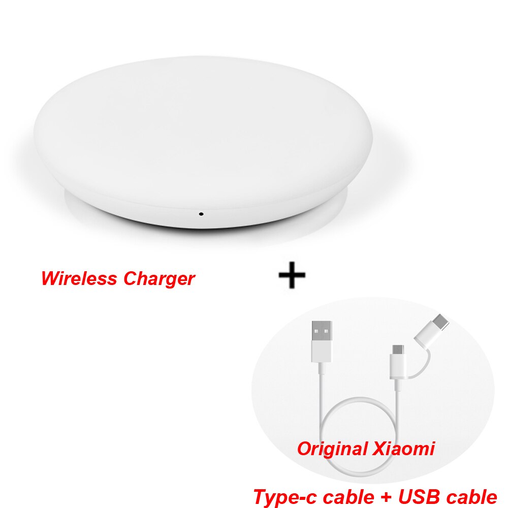 100% Original Xiaomi Wireless Charger 20W ( Fast wireless flash charging / independent silent fan / with Qi charging standard: Charger with cable